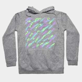 Purple pink green glitter sparkle art Hoodie